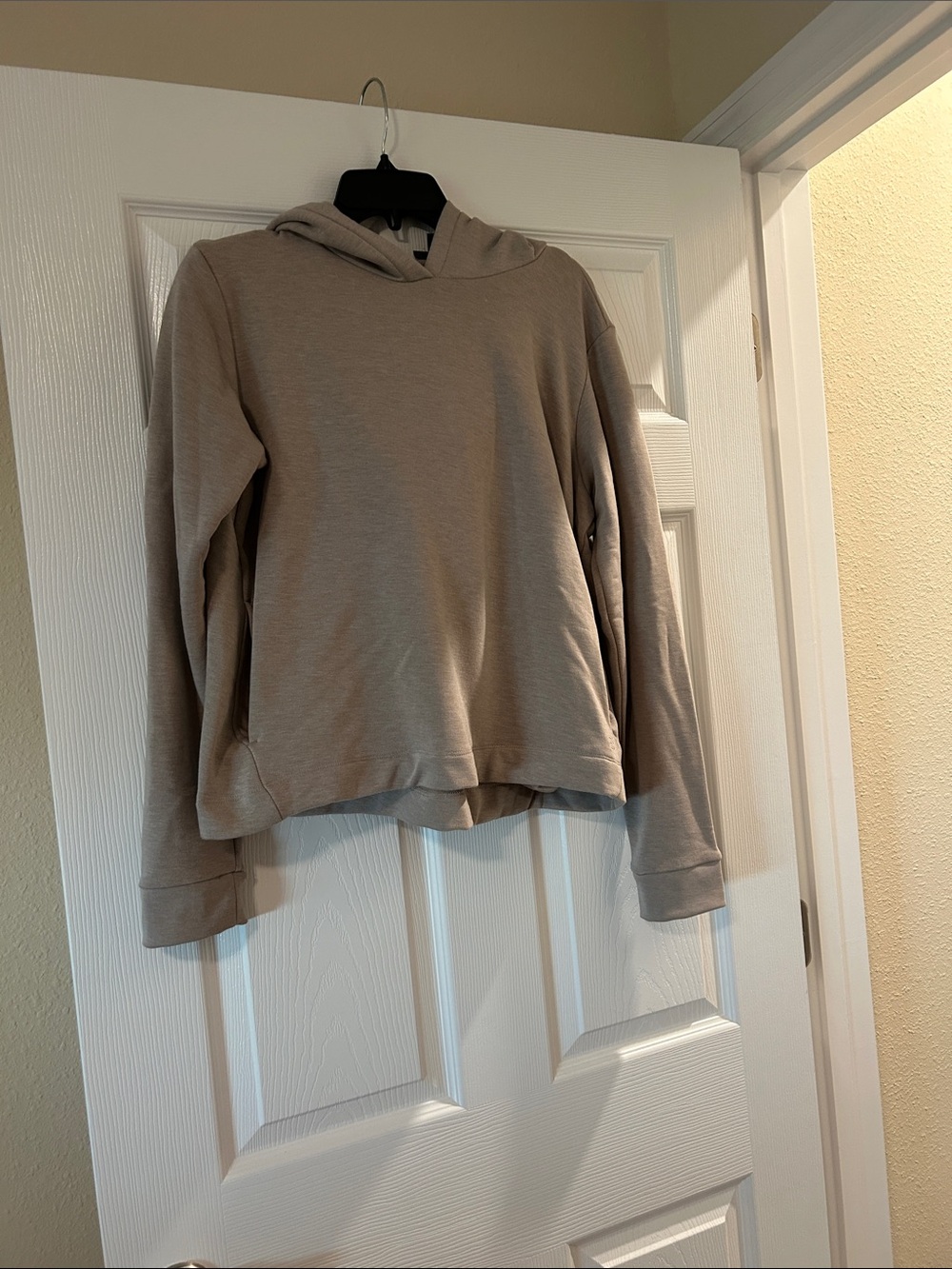 Free Fly Apparel Women's Light Taupe Hoodie Sweatshirt